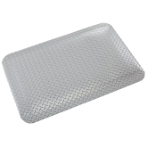 Crown Workers-Delight Deck Plate Dry Area Anti-Fatigue Mat - 2' x 3', Gray